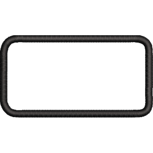 3.5 x 2 Round Corners Patch (0368) Thumbnail