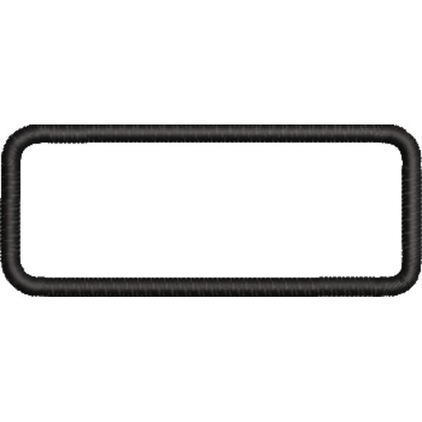 3.5 x 1.5 Round Corners Patch (0364) Thumbnail