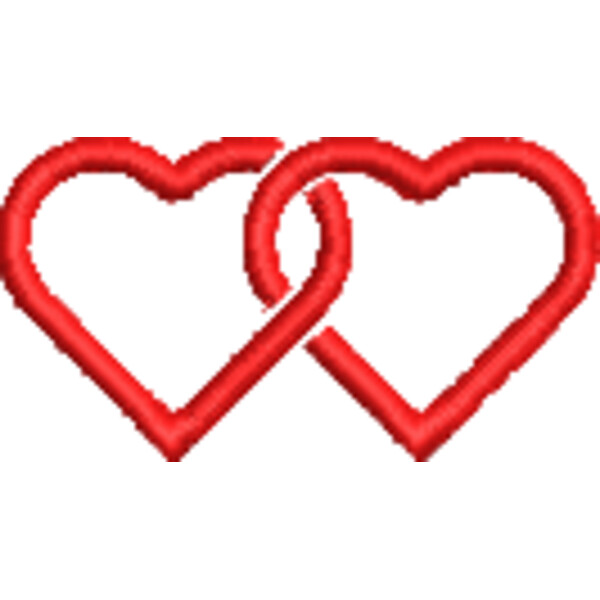 Hearts chain 1.4 inches (0343) Thumbnail