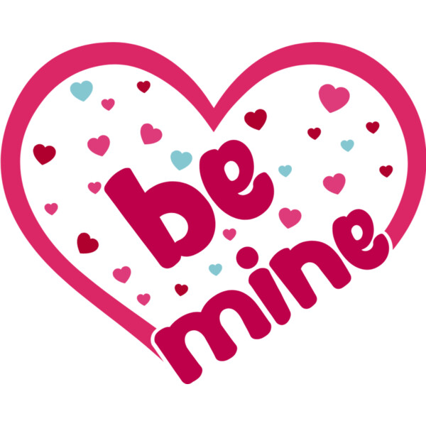 Be Mine Heart Monogram #1 (1012) Thumbnail