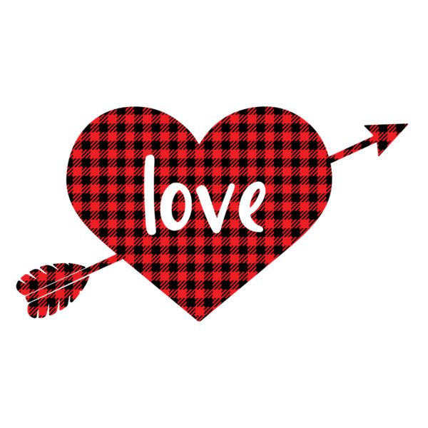 Love Plaid Cupid's Arrow (1032) Thumbnail