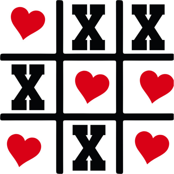Valentine's Tic Tac Toe #1 (1016) Thumbnail