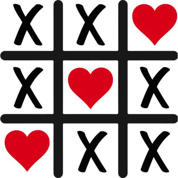 Valentine's Tic Tac Toe #2 (1017) Thumbnail