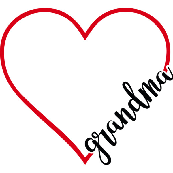 Grandma Heart Monogram (1015) Thumbnail