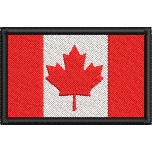 Canada Flag Bordered 8cm (0250) Thumbnail