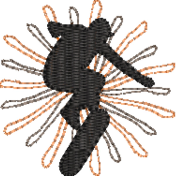 Skate Snow Boarder Silhouette (0288) Thumbnail