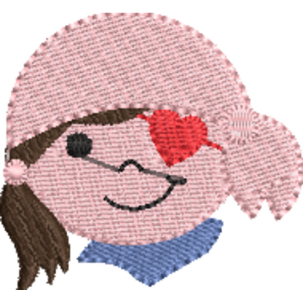 Pirate Face Girl (0273) Thumbnail