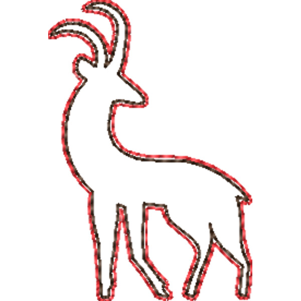 Deer Line Art (0326) Thumbnail