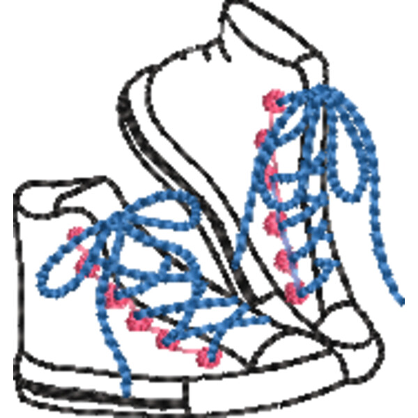 Shoes Line Art (0298) Thumbnail