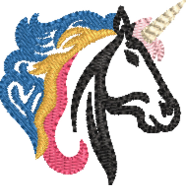 Elegant Unicorn Line Art (0397) Thumbnail