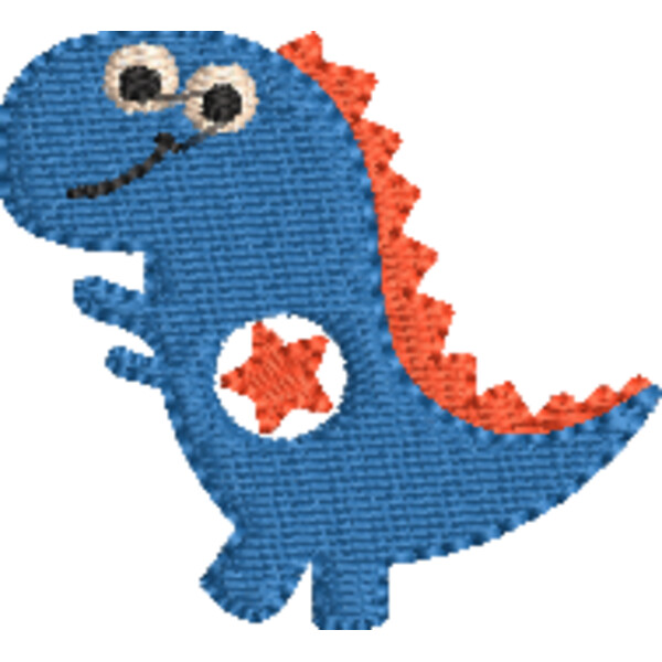 Dino with Star (0239) Thumbnail