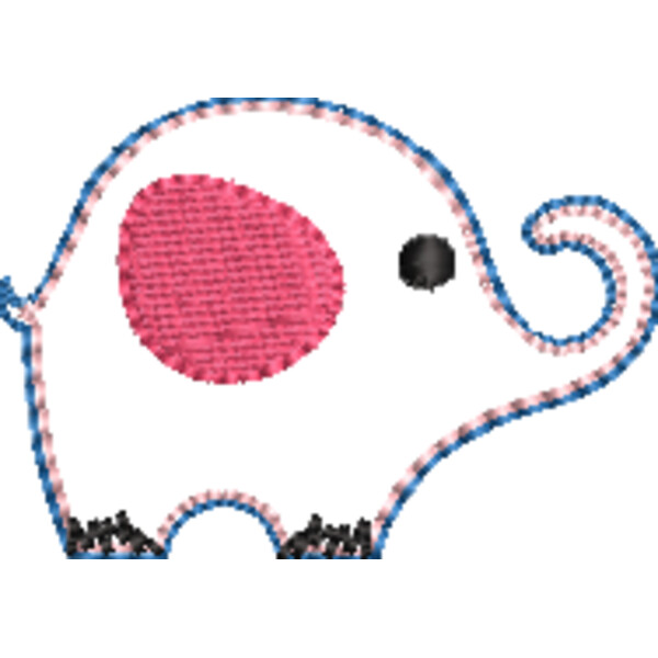 Elephant Line Art #2 (0268) Thumbnail