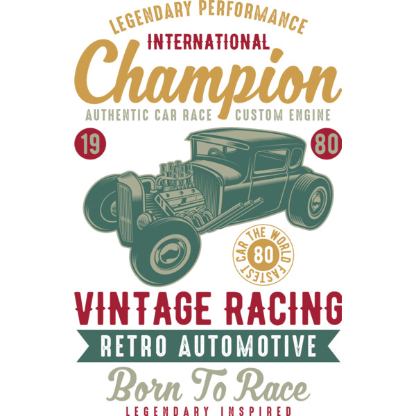Vintage Racing Born To Race (0152) Thumbnail