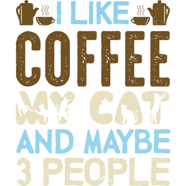 I Like Coffee, Cat, 3 People (0223) Thumbnail