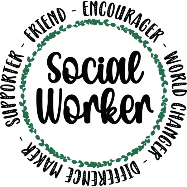 Social workder with phrases Thumbnail
