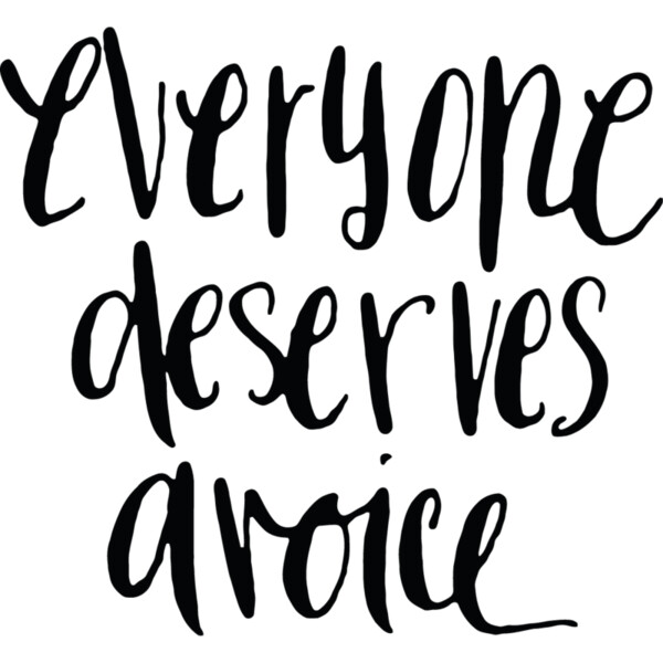 Everyone deserves a voice Thumbnail