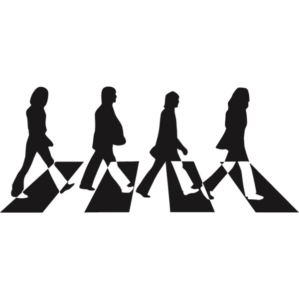 Abbey Road Walk Silhouette Thumbnail