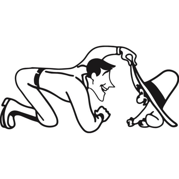 Curious George and Man Silhouette (0211) Thumbnail