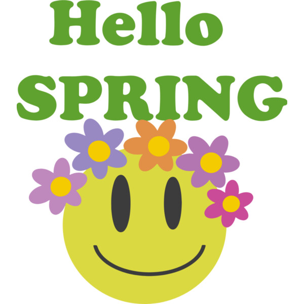 Hello Spring Smiley Thumbnail