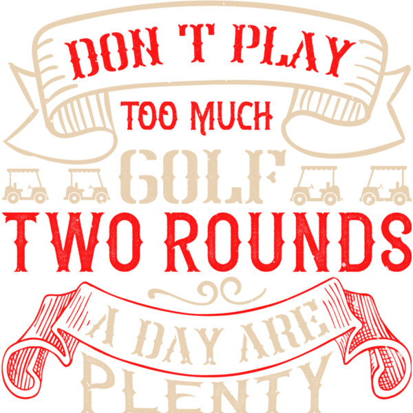 Two Rounds A Day Golf Quote Thumbnail