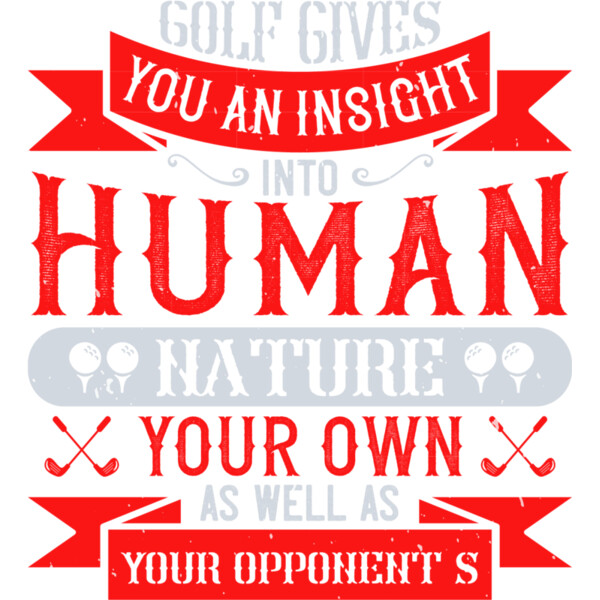 Human Nature Golf Quote Thumbnail