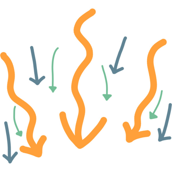 Arrow Doodles Cluster (1054) Thumbnail