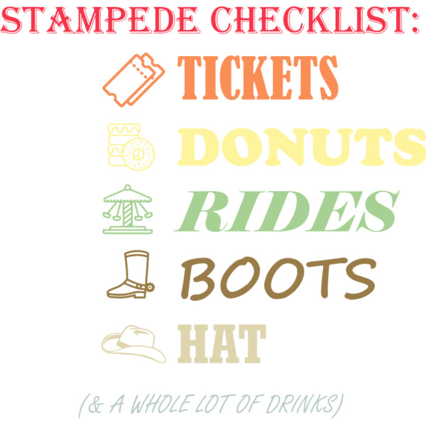 Stampede Checklist (Adults) (1086) Thumbnail