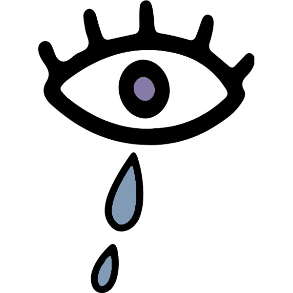 Classic Crying Eye Doodle Thumbnail