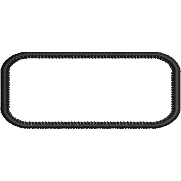 Marrow like patch border 3 5 x 1 5 inches Thumbnail