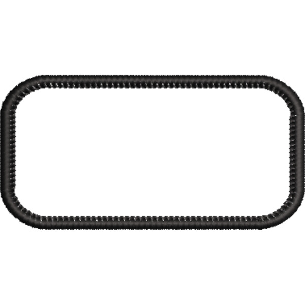 Marrow like patch border 3 5 x 2 inches Thumbnail