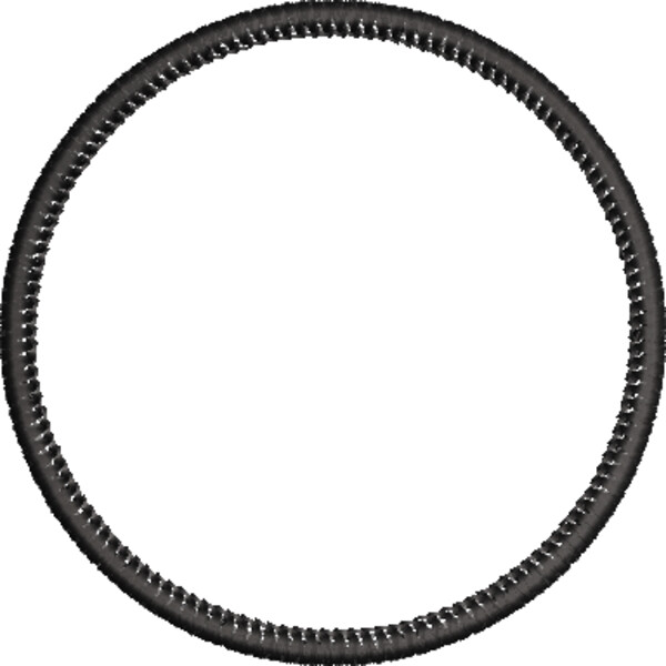 Marrow like patch border 4 inch circle Thumbnail