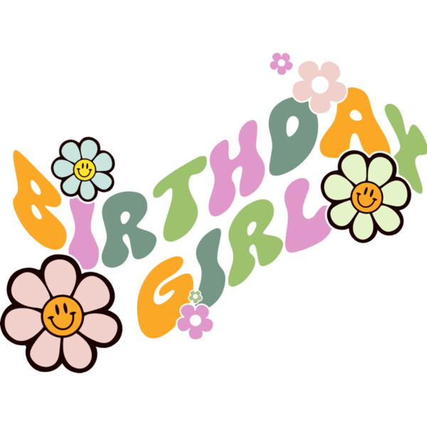Birthday Girl Groovy Thumbnail