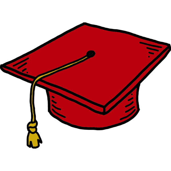 Graduation Cap  Colour Customizeable  Thumbnail